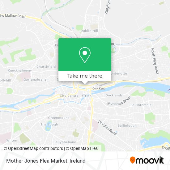 Mother Jones Flea Market map