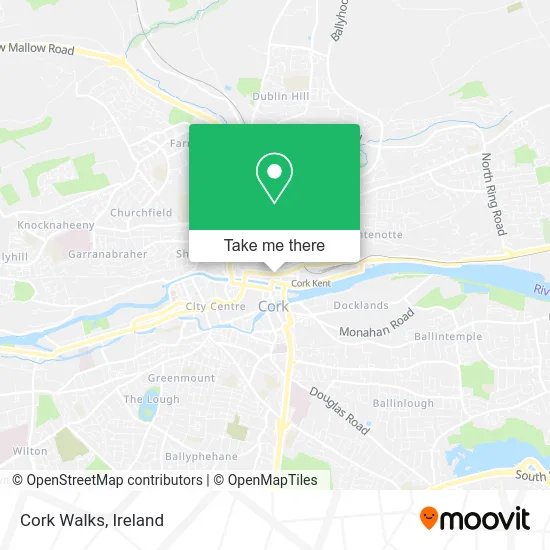 Cork Walks map