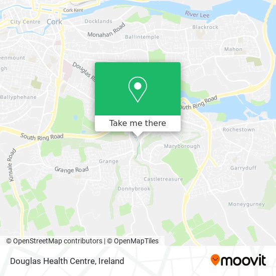 Douglas Health Centre map