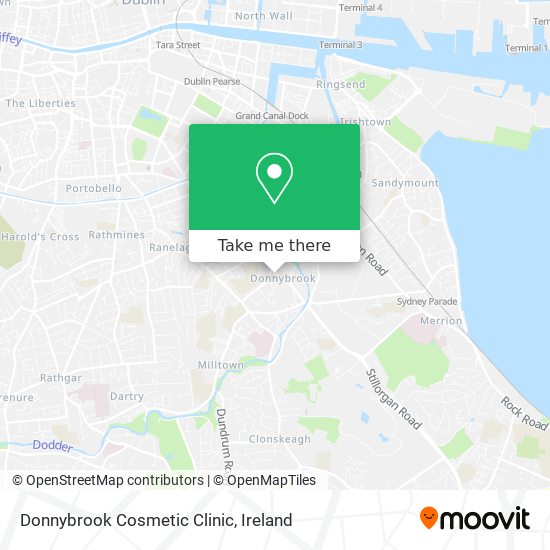 Donnybrook Cosmetic Clinic map