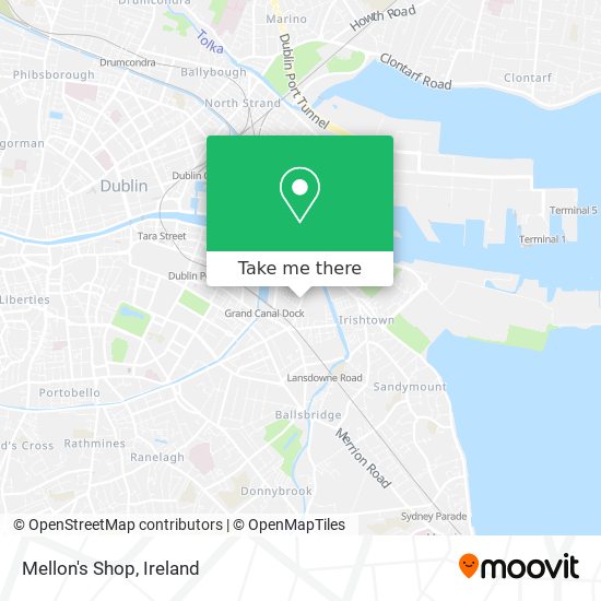 Mellon's Shop map
