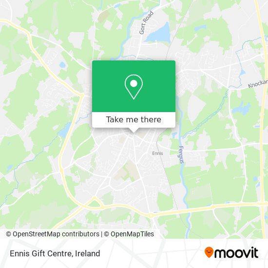 Ennis Gift Centre map