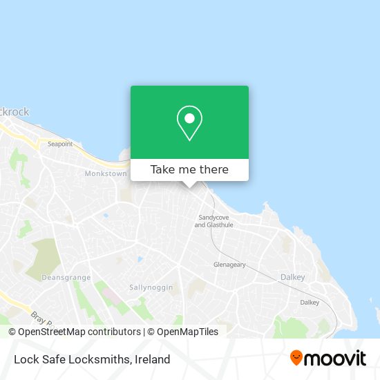 Lock Safe Locksmiths map