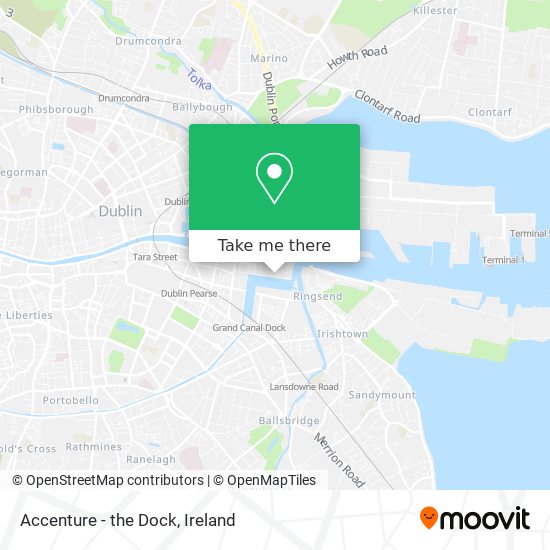 Accenture - the Dock map