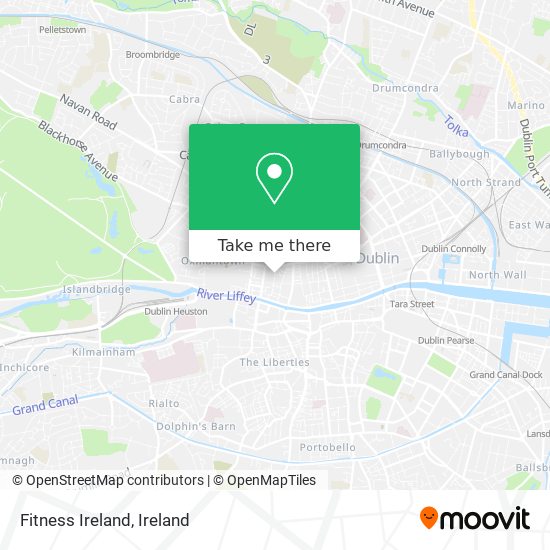 Fitness Ireland map