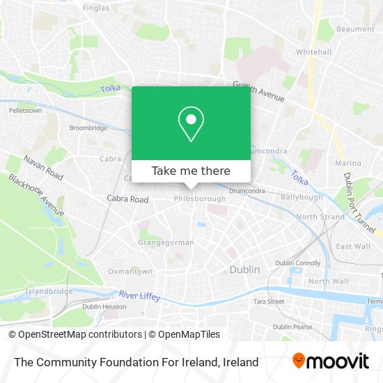 The Community Foundation For Ireland map