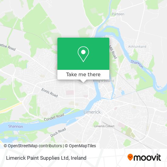 Limerick Paint Supplies Ltd map