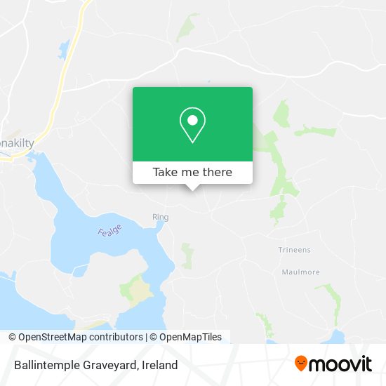 Ballintemple Graveyard map