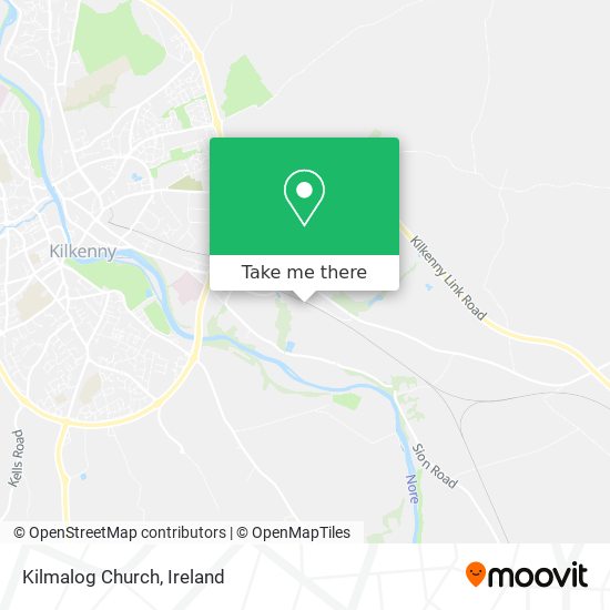 Kilmalog Church map