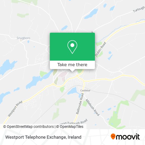 Westport Telephone Exchange map