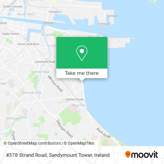 #378 Strand Road, Sandymount Tower map