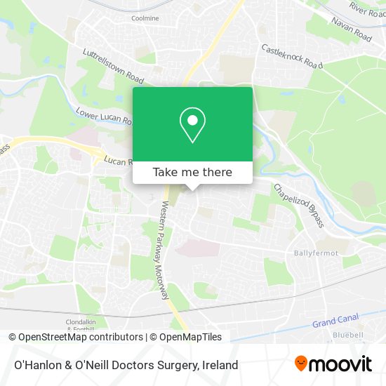 O'Hanlon & O'Neill Doctors Surgery map