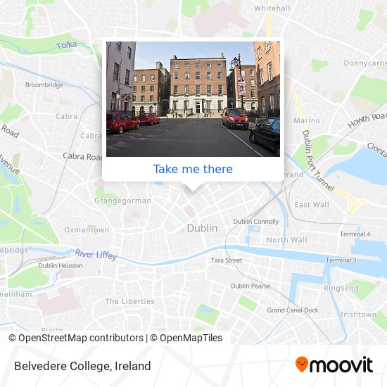 Belvedere College map