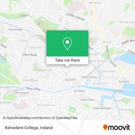 Belvedere College map