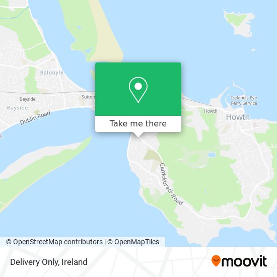 Delivery Only map