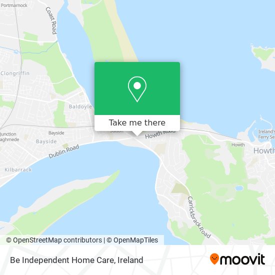 Be Independent Home Care map