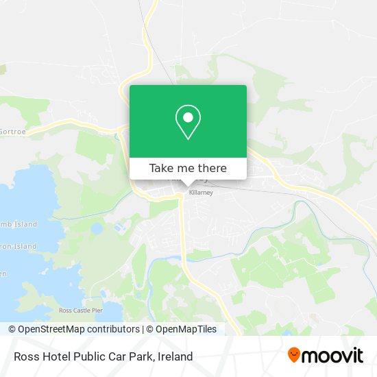 Ross Hotel Public Car Park map