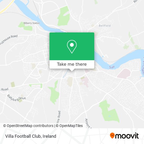 Villa Football Club map