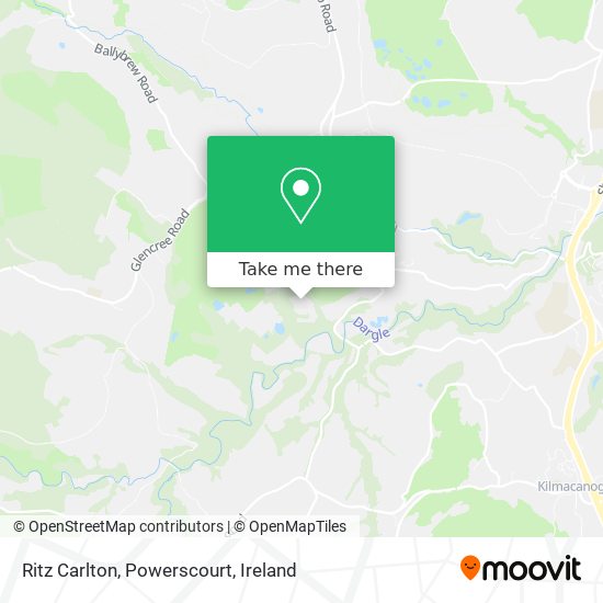 Ritz Carlton, Powerscourt map