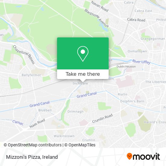 Mizzoni's Pizza map