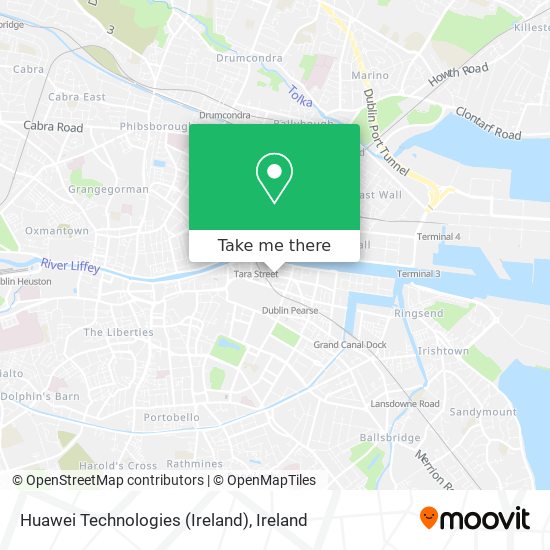 Huawei Technologies (Ireland) map