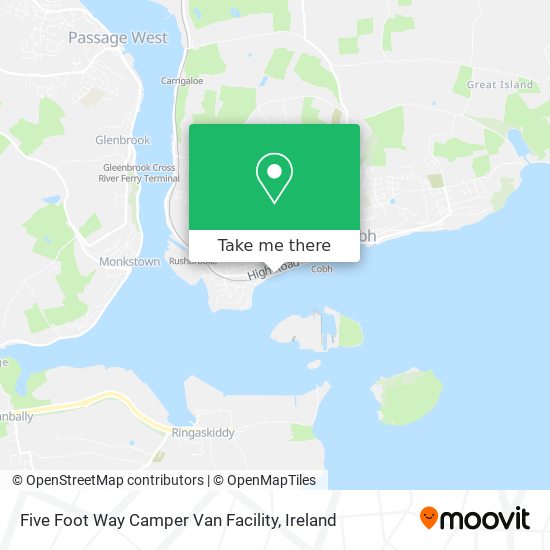 Five Foot Way Camper Van Facility map