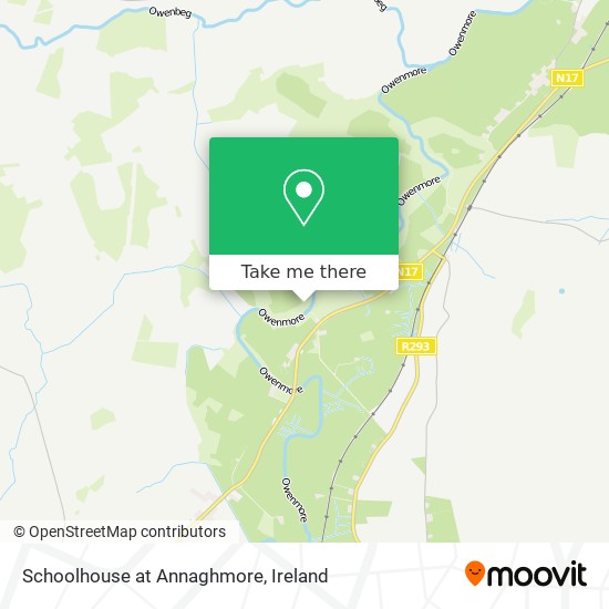 Schoolhouse at Annaghmore map