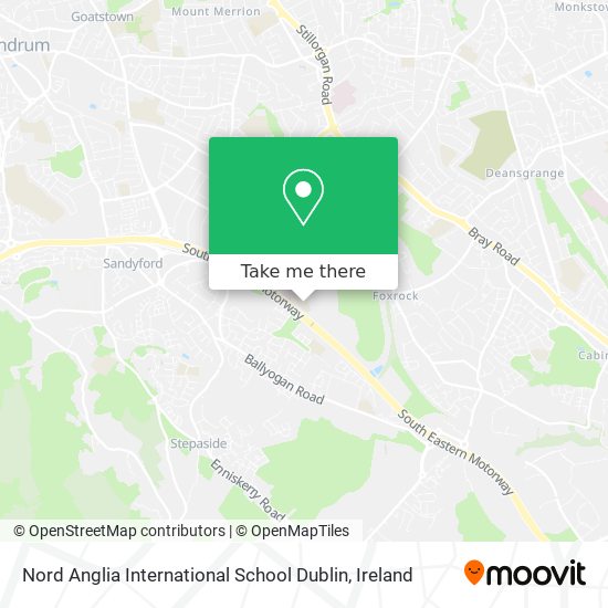 Nord Anglia International School Dublin map