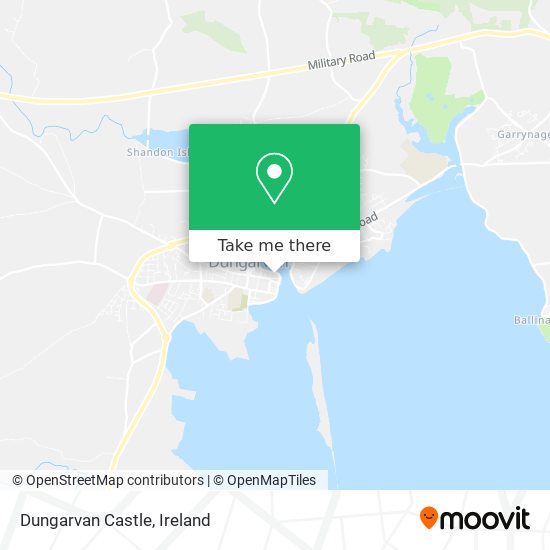 Dungarvan Castle map