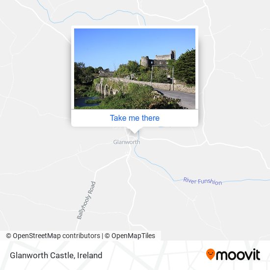 Glanworth Castle map