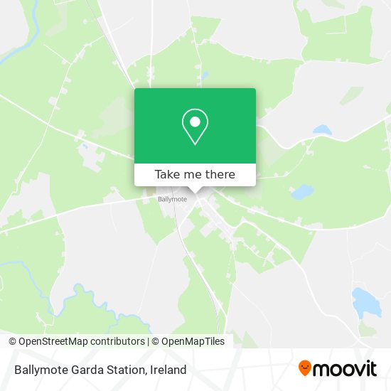 Ballymote Garda Station map