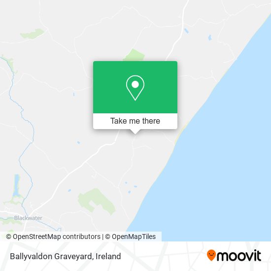 Ballyvaldon Graveyard map