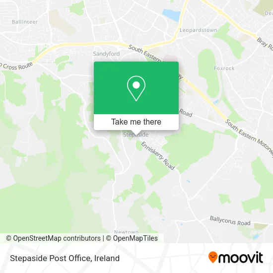 Stepaside Post Office map