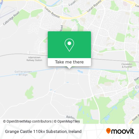 Grange Castle 110kv Substation map