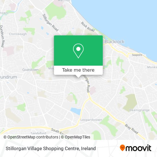 Stillorgan Village Shopping Centre map