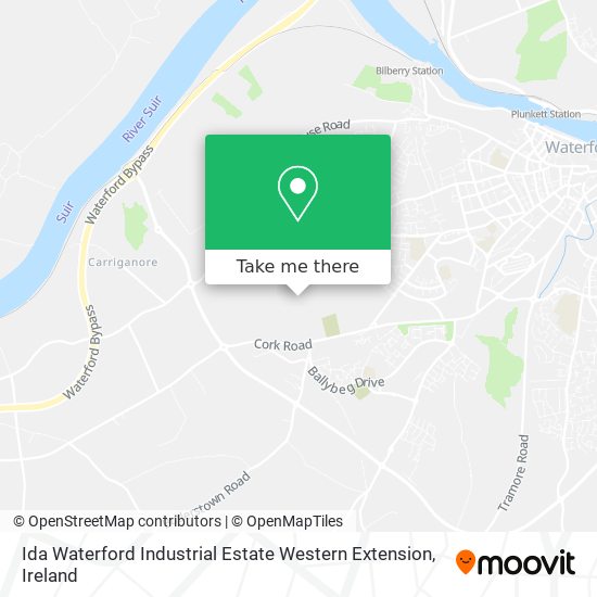 Ida Waterford Industrial Estate Western Extension map