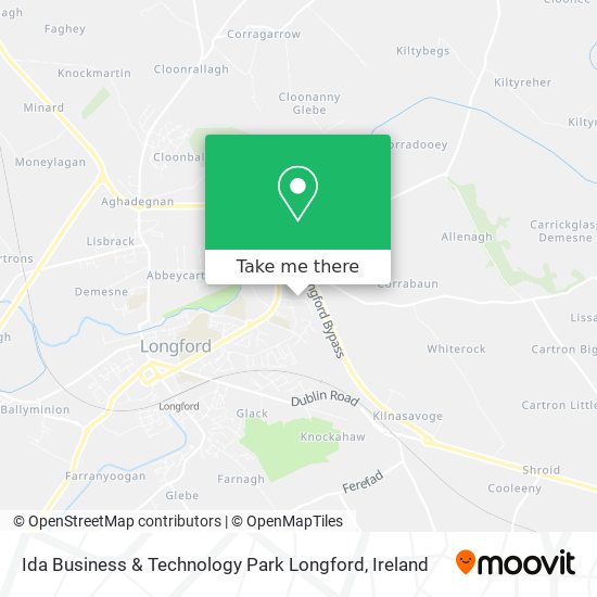 Ida Business & Technology Park Longford map