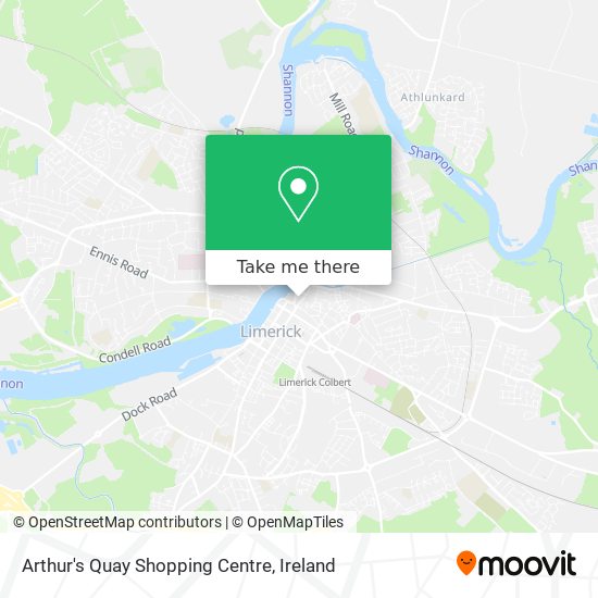 Arthur's Quay Shopping Centre map