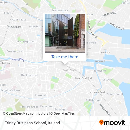 Trinity Business School map