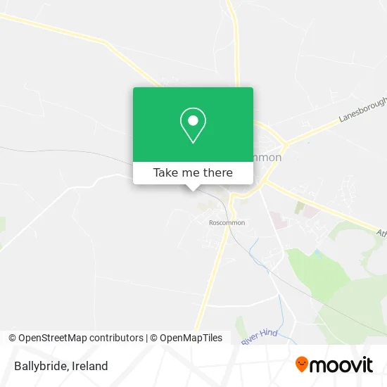 Ballybride map