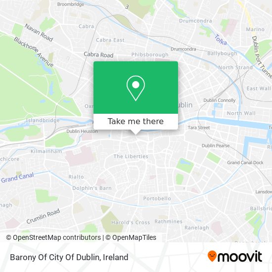 Barony Of City Of Dublin map