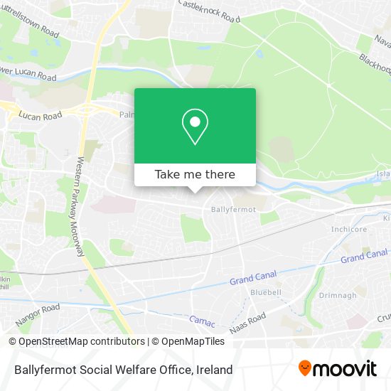 Ballyfermot Social Welfare Office map