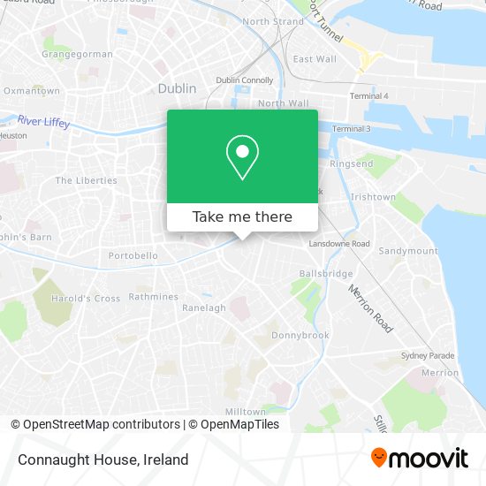 Connaught House map