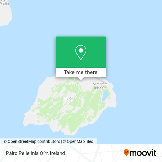 Páirc Peile Inis Oírr map