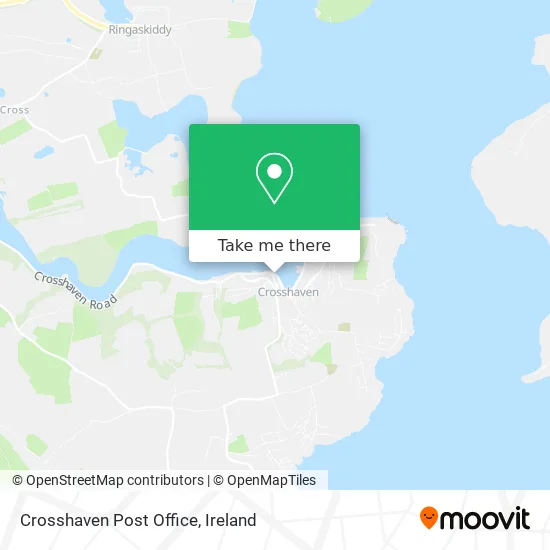Crosshaven Post Office map