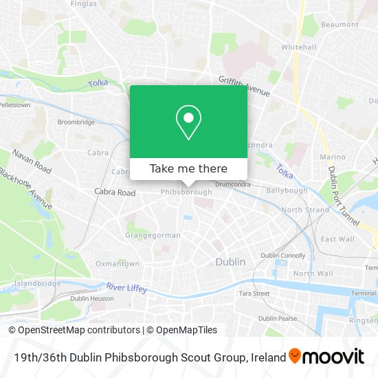 19th / 36th Dublin Phibsborough Scout Group map