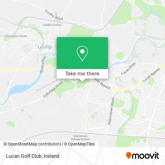 Lucan Golf Club map