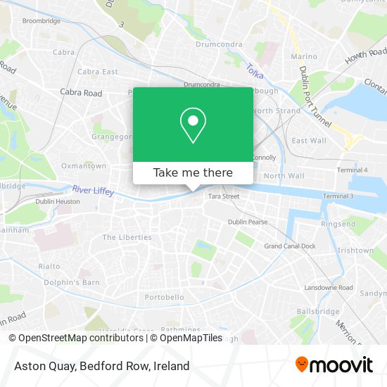 Aston Quay, Bedford Row map