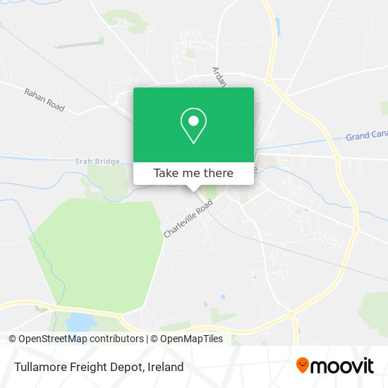 Tullamore Freight Depot map