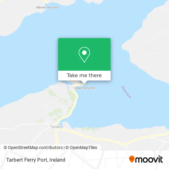 Tarbert Ferry Port map